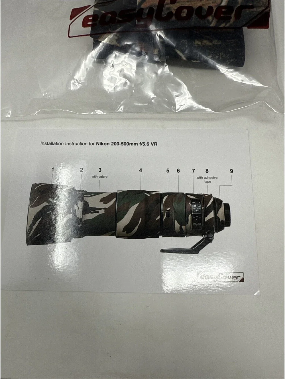 Nikon 200-500mm F/5.6 Be Camo Cover